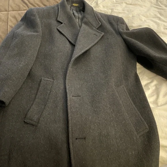 Nino Cerruti Cashmere Blend Top Coat - 42R